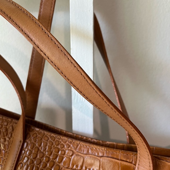 Valentina | Brown Faux Crocodile Bag - Picture 11 of 11